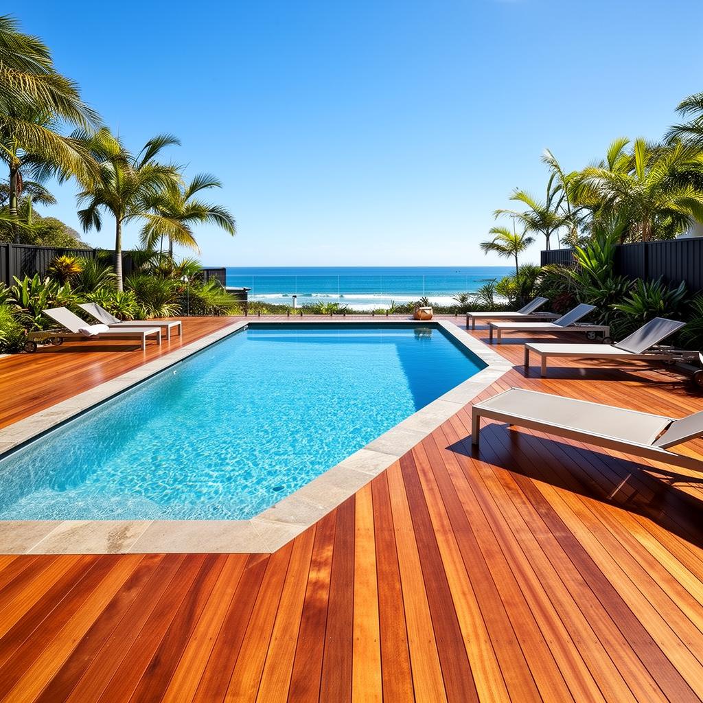Pool Decks - premium Central Coast deck build